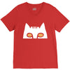 cats V-Neck Tee