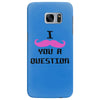 i mustache you a question pink mustache Samsung Galaxy S7 Edge