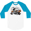 oblivious ninja trick or treat 3/4 Sleeve Shirt