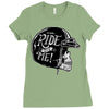 hi girl... ride with me! Ladies Fitted T-Shirt