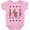 ugly sweater fight christmas t shirts Baby Bodysuit