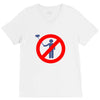 no selfie sticks girls V-Neck Tee