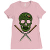 skull grass Ladies Fitted T-Shirt