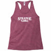 strange girl Racerback Tank