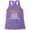 February Girl Hated By Many Racerback Tank