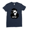 tupac (4x) Ladies Fitted T-Shirt