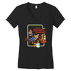 let's summon demons Women's V-Neck T-Shirt
