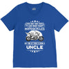 Motorcycles Uncle V-Neck Tee