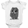 owl on athletic Baby Onesie