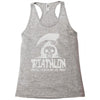 triathlon until death separate Racerback Tank
