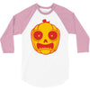 frightened jack o lantern 3/4 Sleeve Shirt