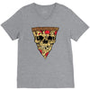 pizza skull V-Neck Tee