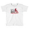 eat sleep bmx repeat Toddler T-shirt