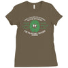 in my head i'm playing rugby Ladies Fitted T-Shirt