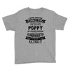 Super Cool Poppy Of A Freaking Awesome Granddaughter Youth Tee