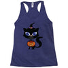 witch cat Racerback Tank