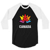 Canada Leaf LGBT 3/4 Sleeve Shirt