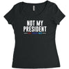 not my president Women's Triblend Scoop T-shirt