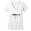 i would date u but u r not dylan o'brien Women's V-Neck T-Shirt