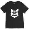 meow or never V-Neck Tee