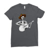 mexican skull Ladies Fitted T-Shirt