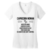 Capricorn Woman Women's V-Neck T-Shirt