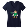 breaking bricks Women's V-Neck T-Shirt