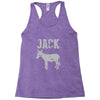 jack ass Racerback Tank