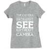 see without a camera Ladies Fitted T-Shirt