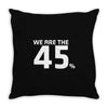 logo we are the 45 % scotland independence Throw Pillow