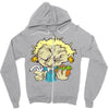papy burger Zipper Hoodie