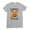 halloween pug Ladies Fitted T-Shirt