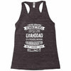 Super Cool Granddad Of A Freaking Awesome Granddaughter Racerback Tank