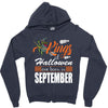 Halloween Kings Are Born In September Zipper Hoodie