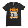 all men are created equal but only the best are born in october Ladies Fitted T-Shirt