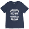 Super Cool Pampa Of A Freaking Awesome Daughter V-Neck Tee