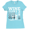 Wine Club Ladies Fitted T-Shirt