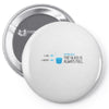 Technically, The Glass Is Always Full Pin-back button