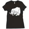 sancho und pancho kult fun fr&ouml;sche frog oldschool Ladies Fitted T-Shirt