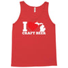 ladies i love michigan craft beer Tank Top