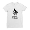 product square Ladies Fitted T-Shirt