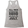 all men are created equal july Racerback Tank