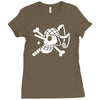 usopp flag one piece Ladies Fitted T-Shirt