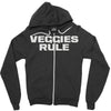 veggie rule Zipper Hoodie