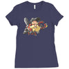 overwatch torbjorn cute spray Ladies Fitted T-Shirt