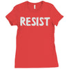 resist (2) Ladies Fitted T-Shirt