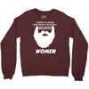 people without beard Crewneck Sweatshirt