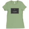 t n shirt Ladies Fitted T-Shirt