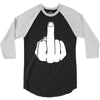 middle finger 3/4 Sleeve Shirt