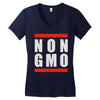 non gmo Women's V-Neck T-Shirt